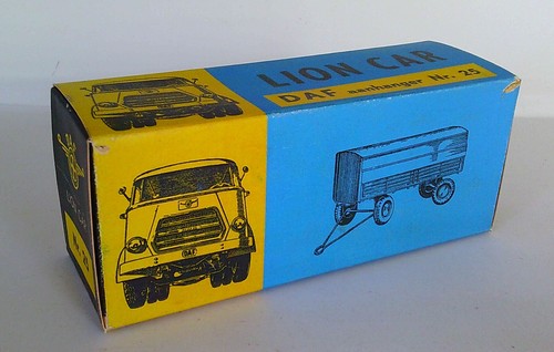 Repro box lion car - box, daf